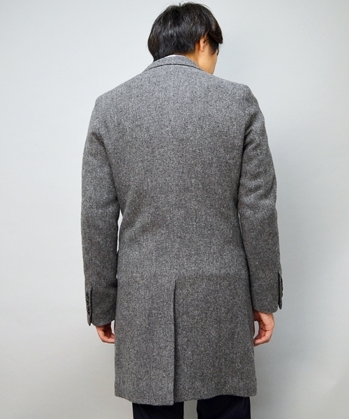 SHIPS JET BLUE（シップスジェットブルー）の「JB: ウール/チェスターコート■（その他アウター・メンズ・ブラック/グレー/ネイビー・SMALL/MEDIUM/LARGE）」の8枚目の写真