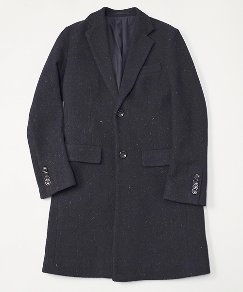 SHIPS JET BLUE（シップスジェットブルー）の「JB: ウール/チェスターコート■（その他アウター・メンズ・ブラック/グレー/ネイビー・SMALL/MEDIUM/LARGE）」の10枚目の写真