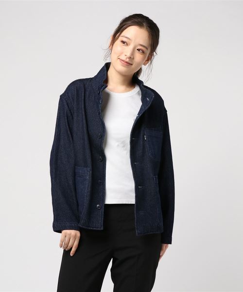 ネネット リバーシブルリメイクデニムジャケット めちゃくちゃ大きいサイズ 個性的 Vintageリバーシブルリメイクデニムジャケット｜フリークス