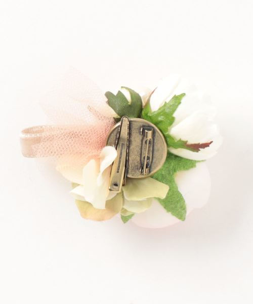 form forma（フォルムフォルマ）の「フォーマルコサージュ・ブローチ（ブローチ/コサージュ・レディース・ネイビー/ピンク/イエロー/ホワイト・FREE）」の8枚目の写真