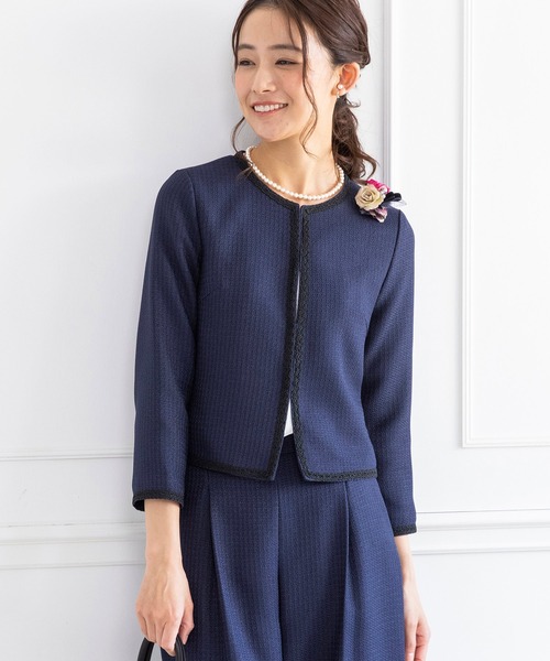 form forma（フォルムフォルマ）の「フォーマルコサージュ・ブローチ（ブローチ/コサージュ・レディース・ネイビー/ピンク/イエロー/ホワイト・FREE）」の7枚目の写真