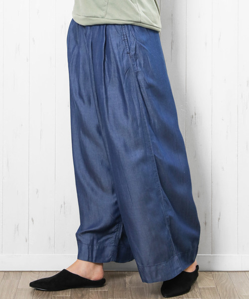 テンセルデニムワイドパンツ デニムパンツ Mili An Deni ミリアンデニ のファッション通販 Zozotown