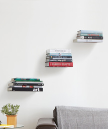 Umbra（アンブラ）の「umbra/コンシールシェルフ S 3個セット シルバー（収納グッズ）」