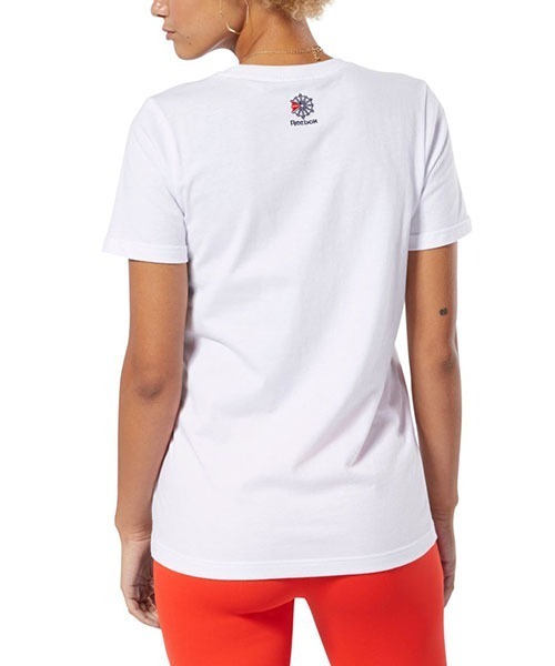 Reebok(リーボック)の「CL Tシャツ(Tシャツ/カットソー・レディース・ブラック/ホワイト/レッド/ネイビー・X-LARGE/LARGE/SMALL/MEDIUM)」の13枚目の写真