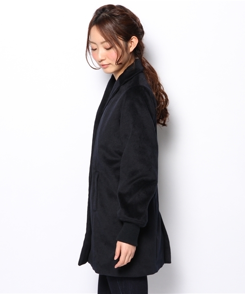 Kastane（カスタネ）の「【Kastane】テーラードカラーコート（その他アウター・レディース・グリーン/ネイビー・2/1）」の11枚目の写真