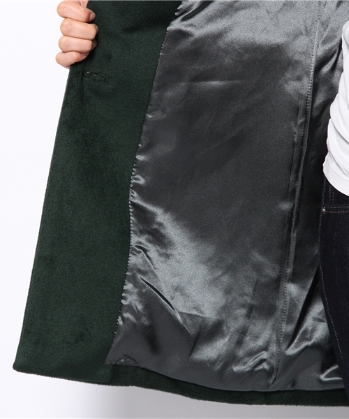 Kastane（カスタネ）の「【Kastane】テーラードカラーコート（その他アウター・レディース・グリーン/ネイビー・2/1）」の4枚目の写真