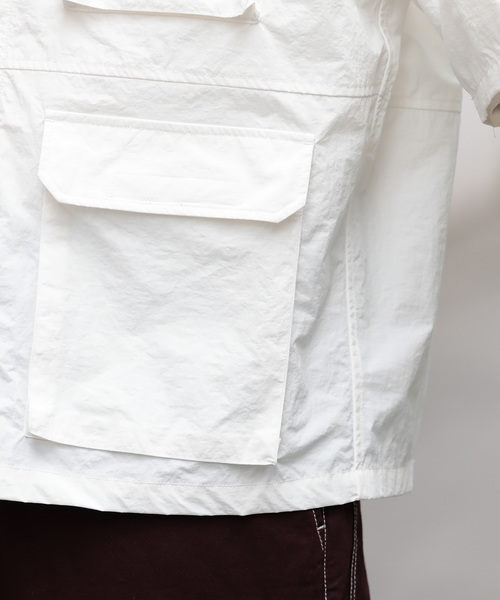 JUNRED（ジュンレッド）の「【ビッグシルエット】ダブルフラップポケットシャツ（シャツ/ブラウス・メンズ・ブラック/ホワイト・M/L）」の9枚目の写真
