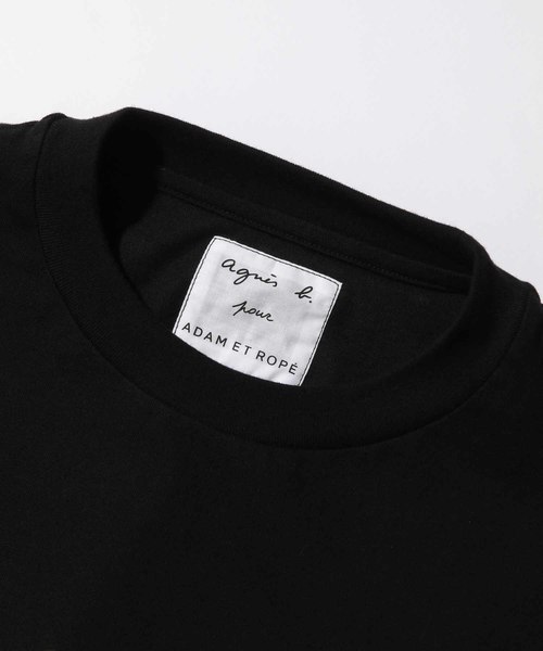 agnes b.(アニエスベー)の「【agnes b. pour ADAM ET ROPE'】T-SHIRTS WITH LOGO(Tシャツ/カットソー・メンズ・ホワイト/ブラック・LARGE/X-LARGE)」の7枚目の写真
