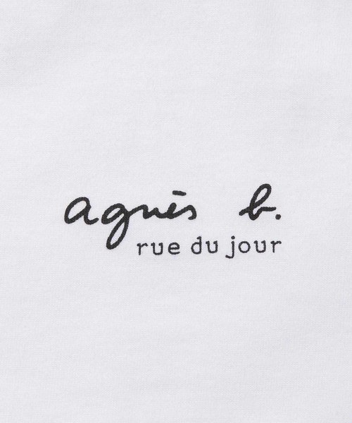 agnes b.(アニエスベー)の「【agnes b. pour ADAM ET ROPE'】T-SHIRTS WITH LOGO(Tシャツ/カットソー・メンズ・ホワイト/ブラック・LARGE/X-LARGE)」の10枚目の写真
