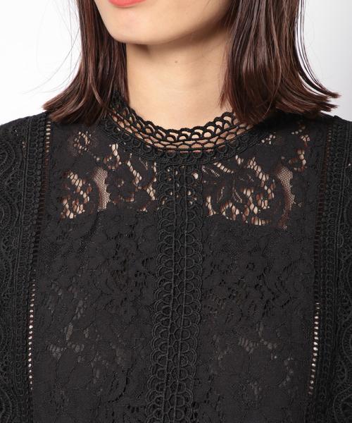 PAGEBOY（ページボーイ）の「レースハイネックブラウス（シャツ/ブラウス・レディース・ホワイト/ブラック/オフホワイト・FREE）」の17枚目の写真