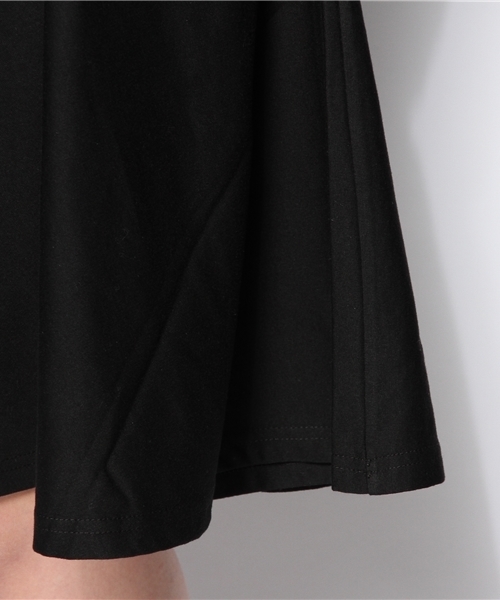 mystic(ミスティック)の「ミドル丈フレアースカート(スカート・レディース・オフホワイト/ブルー/ブラック/グレー・フリ-)」の6枚目の写真