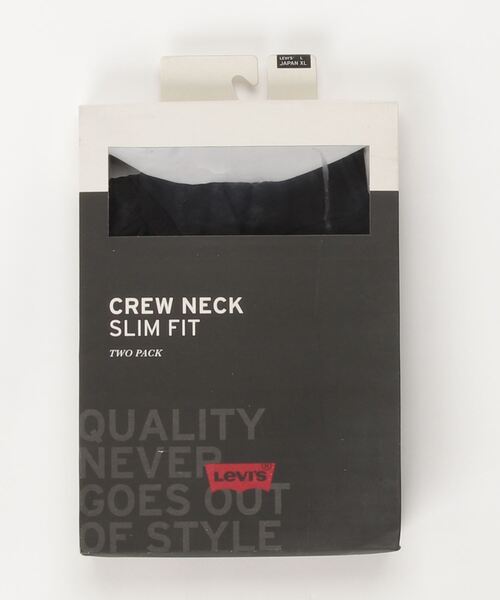 Levi's（リーバイス）の「Levi's/リーバイス スリムフィット 2パックTシャツ クルーネック BLACK +（Tシャツ/カットソー・メンズ・ブラック・XS/M/S/XL/L）」の18枚目の写真