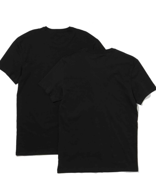 Levi's（リーバイス）の「Levi's/リーバイス スリムフィット 2パックTシャツ クルーネック BLACK +（Tシャツ/カットソー・メンズ・ブラック・XS/M/S/XL/L）」の8枚目の写真