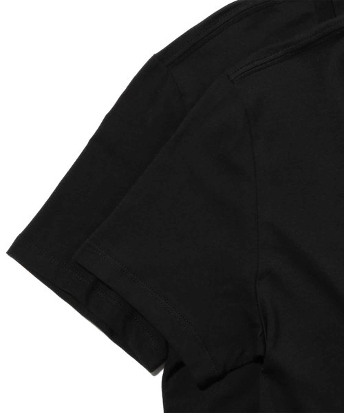 Levi's（リーバイス）の「Levi's/リーバイス スリムフィット 2パックTシャツ クルーネック BLACK +（Tシャツ/カットソー・メンズ・ブラック・XS/M/S/XL/L）」の11枚目の写真