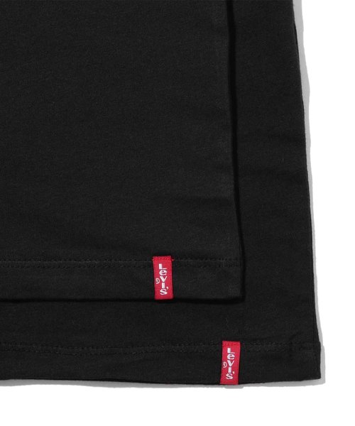 Levi's（リーバイス）の「Levi's/リーバイス スリムフィット 2パックTシャツ クルーネック BLACK +（Tシャツ/カットソー・メンズ・ブラック・XS/M/S/XL/L）」の12枚目の写真