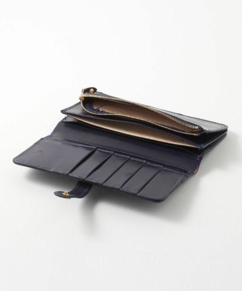 GLENROYAL(グレンロイヤル)の「【GLENROYAL/グレンロイヤル】ROUND LONG PURSE/フラップ付長財布(エンボスレザー)(財布・メンズ・ブラック/ダークブルー・00)」の9枚目の写真