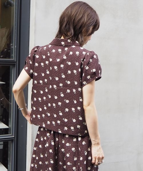 tiptop(ティップトップ)の「【ZOZOTOWN限定アイテム】ダブルボタン開襟ブラウス(シャツ/ブラウス・レディース・ベージュ/ネイビー/ブラウン・FREE)」の6枚目の写真