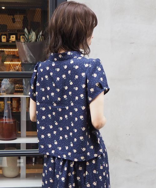tiptop(ティップトップ)の「【ZOZOTOWN限定アイテム】ダブルボタン開襟ブラウス(シャツ/ブラウス・レディース・ベージュ/ネイビー/ブラウン・FREE)」の12枚目の写真