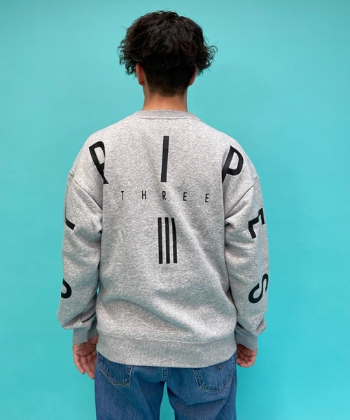 DB37【稀有】アディダス　スェット　addidas sweat Lサイズ セールadidas&frasl;アディダス ルーズシルエット バックプリント