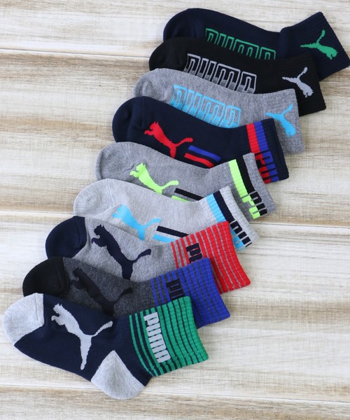 Zozo限定 レッグウェア ソックスセット 3足組 3set 9p 3足組 3set Puma ソックス 靴下 キッズ 4296 901 ソックス 靴下 Puma プーマ のファッション