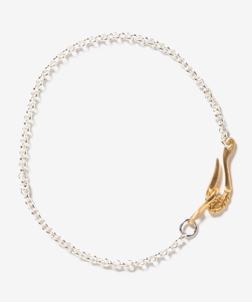 rehacer(レアセル)の「rehacer : Leaf Hook Chain Bracelet Made in Japan(ブレスレット・メンズ・シルバー・FREE)」の6枚目の写真