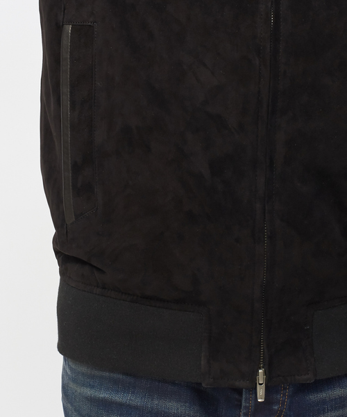 5351 POUR LES HOMMES（ゴーサンゴーイチプールオム）の「【セットアップ対応】ラムジャージーZIPパーカージャケット（ブルゾン・メンズ・ブラック・46/48）」の15枚目の写真