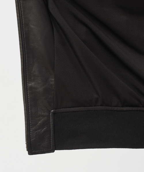 5351 POUR LES HOMMES（ゴーサンゴーイチプールオム）の「【セットアップ対応】ラムジャージーZIPパーカージャケット（ブルゾン・メンズ・ブラック・46/48）」の17枚目の写真