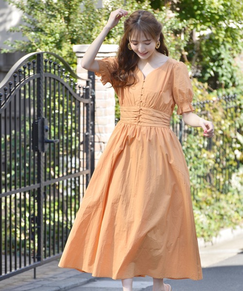 MIIA（ミーア）の「パフスリーブマキシワンピース（ワンピース）」 - WEAR