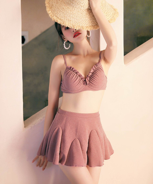 OSYAREVO（オシャレボ）の「ギャザーフリル フロントクロス