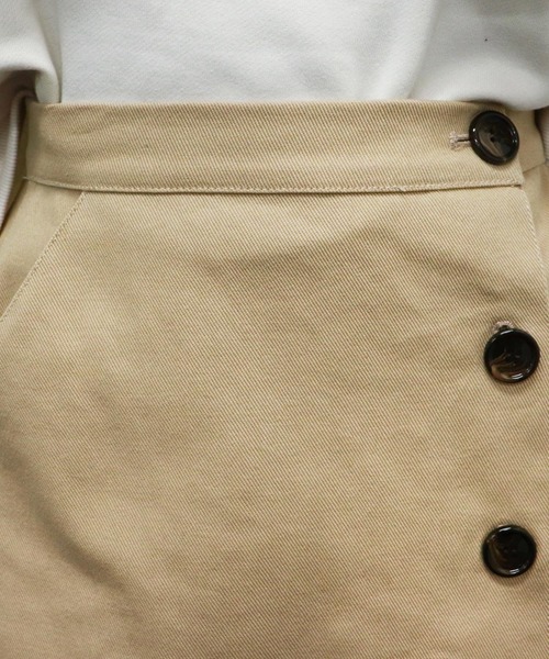 PairPair（ペアペア）の「サイドボタンツイルミディスカート（スカート・レディース・ベージュ/インディゴブルー/モカ・FREE）」の20枚目の写真