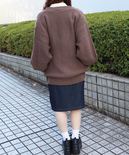 PairPair（ペアペア）の「サイドボタンツイルミディスカート（スカート・レディース・ベージュ/インディゴブルー/モカ・FREE）」の17枚目の写真