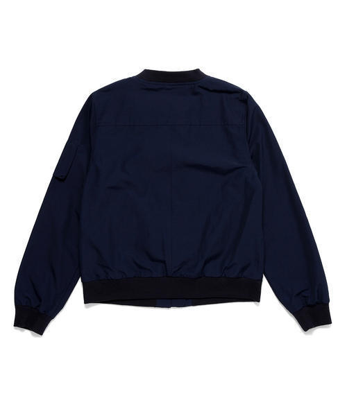 Ray BEAMS（レイビームス）の「Ray BEAMS / グログラン MA-1 ブルゾン（ブルゾン・レディース・ブラック/ネイビー・0/1）」の21枚目の写真