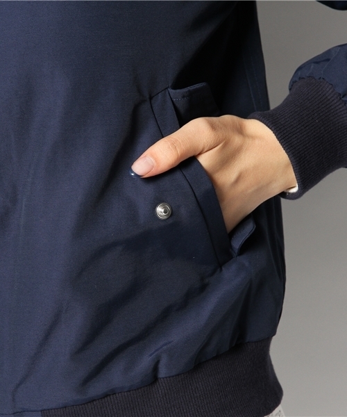 Ray BEAMS（レイビームス）の「Ray BEAMS / グログラン MA-1 ブルゾン（ブルゾン・レディース・ブラック/ネイビー・0/1）」の15枚目の写真