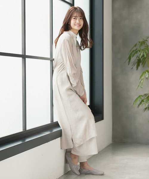 KOBE LETTUCE（コウベレタス）の「スクエアトゥギャザーフラットパンプス（パンプス・レディース・ベージュ/アイボリー/ブラック/シルバー/ラベンダー・LL/M/S/L）」の9枚目の写真