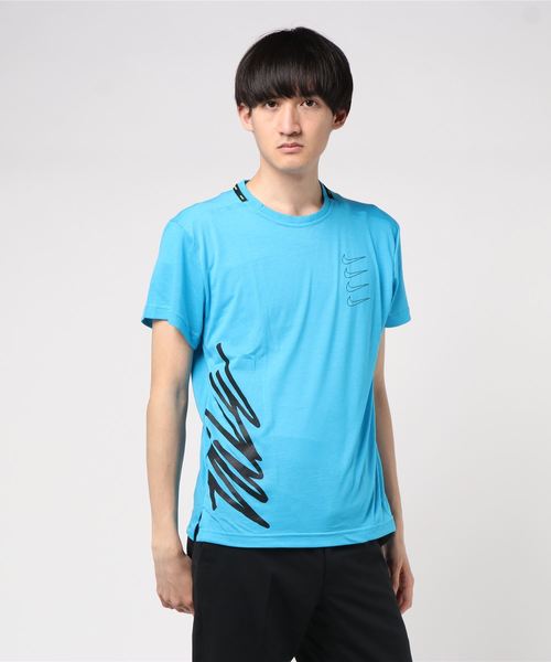 NIKE（ナイキ）の「ナイキ  NIKE S/S PX トップ（Tシャツ/カットソー・メンズ・ホワイト/ブラック/ライトグレー/ブルー・M/XL/L/S/XXL）」の4枚目の写真