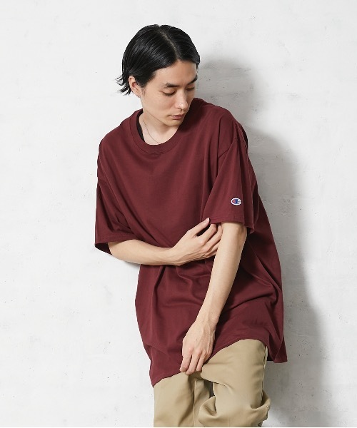 Champion(チャンピオン)の「【Champion/チャンピオン】Tシャツ 無地 ユニセックス(Tシャツ/カットソー・メンズ・ホワイト/ブラック/マルーン・X-LARGE/SMALL/MEDIUM/LARGE/XX-LARGE)」の22枚目の写真