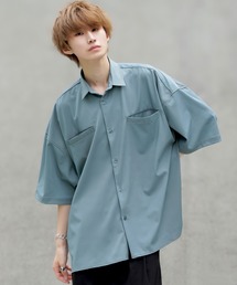 anown | <新色追加>シャイニーステッチオーバーサイズ半袖シャツ【ファッションインフルエンサー tai×anown 限定コラボ】(シャツ/ブラウス)