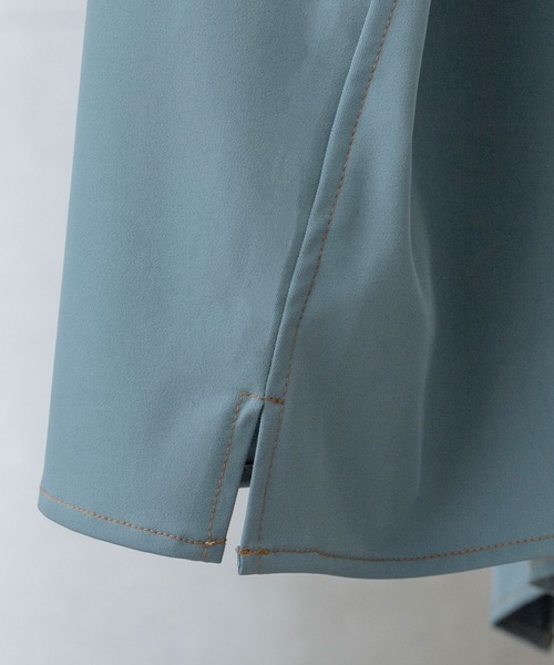 anown(アノン)の「<新色追加>シャイニーステッチオーバーサイズ半袖シャツ【ファッションインフルエンサー tai×anown 限定コラボ】(シャツ/ブラウス・メンズ・ホワイト/ブラック/グレー系その他/ライトインディゴブルー・M/L)」の21枚目の写真