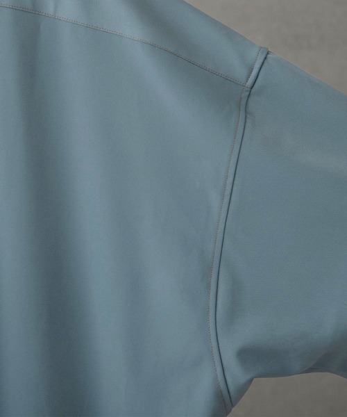 anown(アノン)の「<新色追加>シャイニーステッチオーバーサイズ半袖シャツ【ファッションインフルエンサー tai×anown 限定コラボ】(シャツ/ブラウス・メンズ・ホワイト/ブラック/グレー系その他/ライトインディゴブルー・M/L)」の20枚目の写真