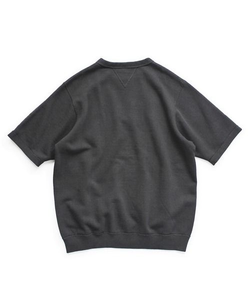Denime（ドゥニーム）の「SWEATSHIRT SHORT SLEEVE（スウェット・メンズ・杢グレー/スミクロ・SMALL/MEDIUM/LARGE/X-LARGE/XX-LARGE）」の3枚目の写真
