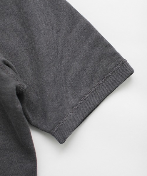 Denime（ドゥニーム）の「SWEATSHIRT SHORT SLEEVE（スウェット・メンズ・杢グレー/スミクロ・SMALL/MEDIUM/LARGE/X-LARGE/XX-LARGE）」の8枚目の写真