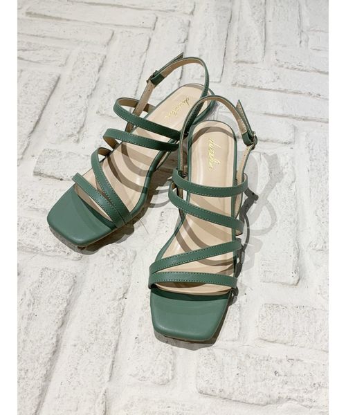 dazzlin（ダズリン）の「メニーストラップサンダル【WEB限定】（サンダル・レディース・ベージュ/グリーン/クリア・SMALL/MEDIUM/LARGE）」の12枚目の写真