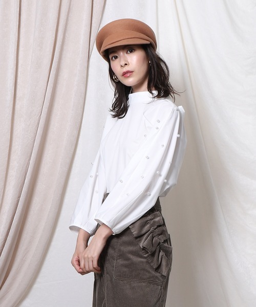 Re.Verofonna(ヴェロフォンナ)の「2WAYボウタイブラウス(シャツ/ブラウス)」|ホワイト