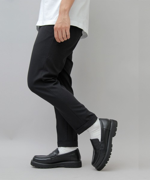 glabella(グラベラ)の「glabella / グラベラ / 厚底 ダッド コインローファー / プラットフォーム ドレスシューズ(ローファー・メンズ・ブラック・S/M/L)」の13枚目の写真