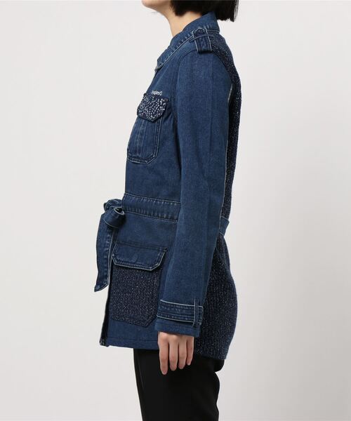 Desigual(デシグアル)の「デニムジャケット MIZUKI(デニムジャケット・レディース・ブルー・S/L/M/2L)」の4枚目の写真