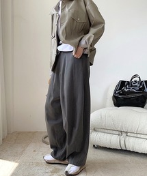 chuclla | 【chuclla】Curve silhouette volume slacks sb-4 chw1361(スラックス)