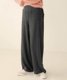 【WEB限定】ジャガードニットパンツ
