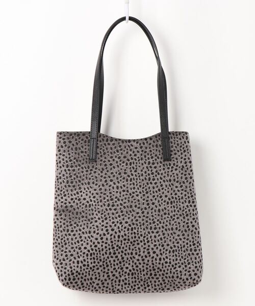 Abahouse Devinette ドゥヴィネット の Avancer レオパード ゼブラ柄リバーシブルトートバッグ トートバッグ Wear