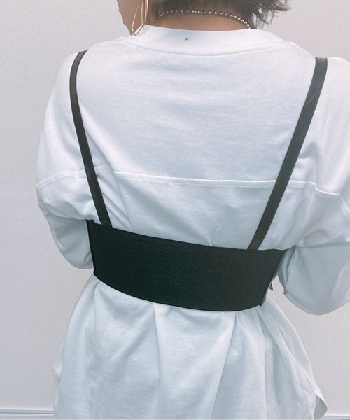 ap retro（アプレトロ）の「ハーネスベルト/コルセットベルト【ZOZO限定アイテム】（ベルト・レディース・ブラック/ベージュ・FREE）」の9枚目の写真