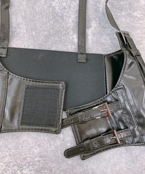 ap retro（アプレトロ）の「ハーネスベルト/コルセットベルト【ZOZO限定アイテム】（ベルト・レディース・ブラック/ベージュ・FREE）」の11枚目の写真